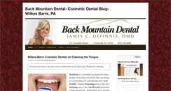 Desktop Screenshot of cosmeticdentistwilkesbarre.com